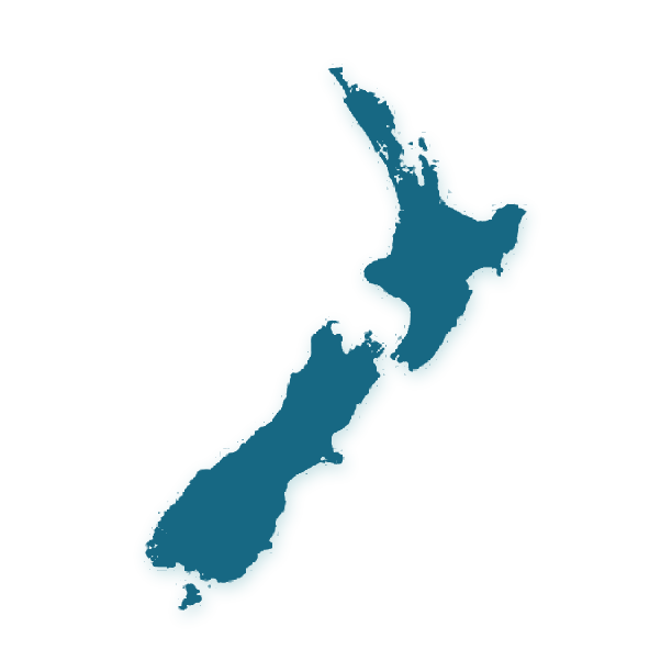 Map of New Zealand